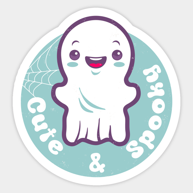 Cute Ghost Sticker by Sir13